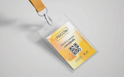 Credencial digital de convidado da Feicon 2026